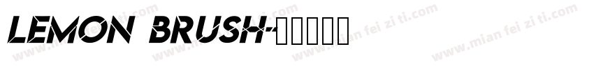 Lemon Brush字体转换